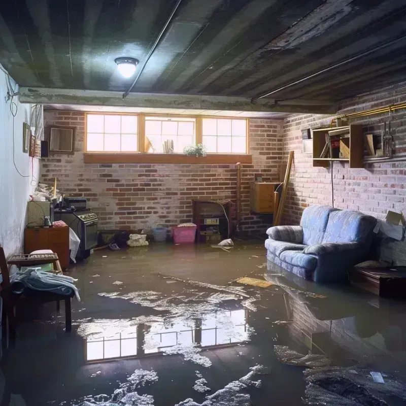 Flooded Basement Cleanup in Philip, SD